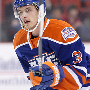 Defenseman Brandon Davidson with the Oklahoma City Barons