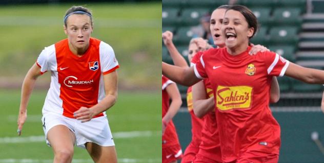 Sky Blue FC Signees Caitlin Foord and Sam Kerr