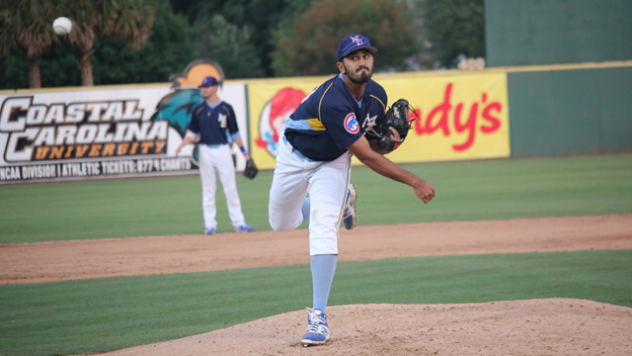 Myrtle Beach Pelicans Pitcher Jasvir Rakkar