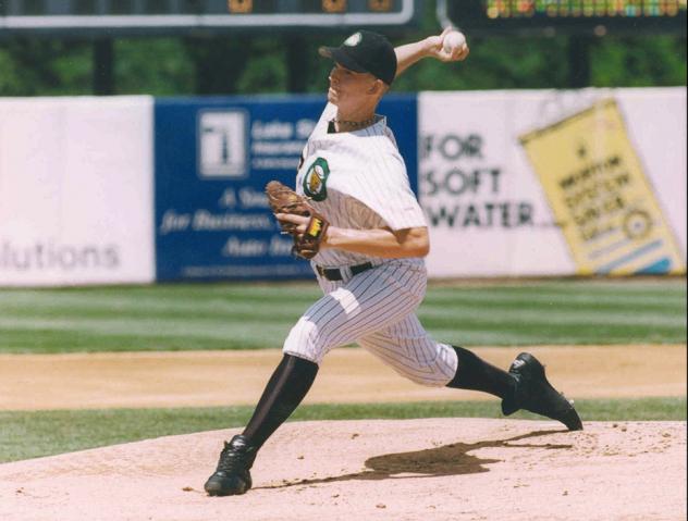 A.J. Burnett with the Kane County Cougars