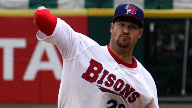 Buffalo Bisons Pitcher Scott Copeland