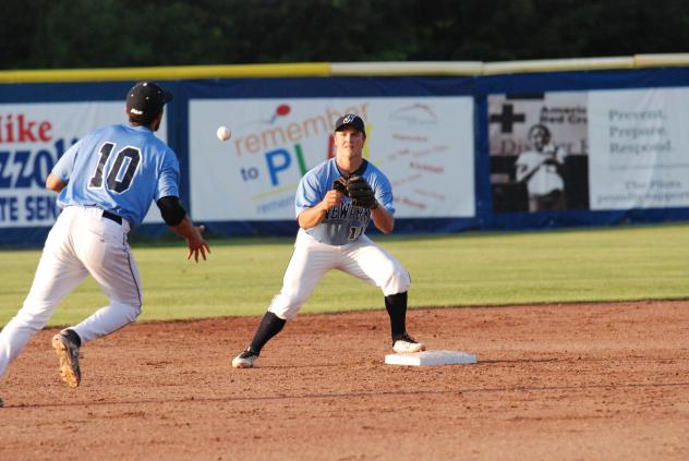Cody Wiktorski and Kyle Bartelman of the Newark Pilots