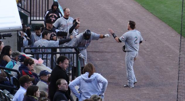 Long Island Ducks Dugout Celebrates