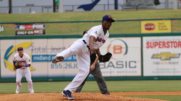 Midland RockHounds Pitcher Jonathan Joseph