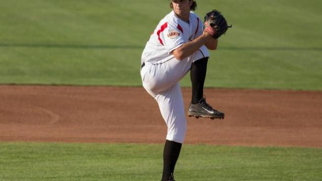 Salem-Keizer Volcanoes Pitcher Drew Leenhouts