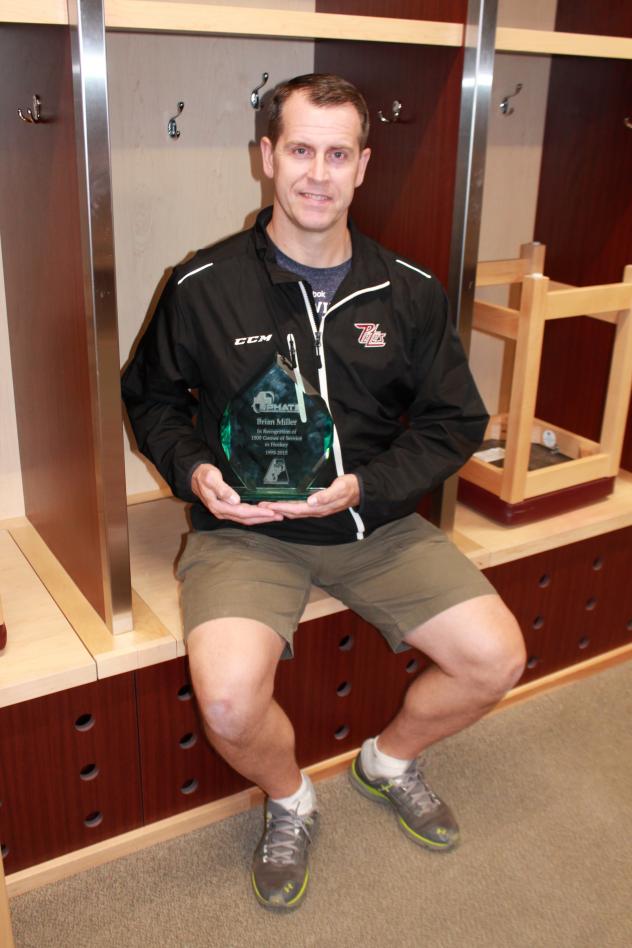Peterborough Petes Head Trainer Brian 