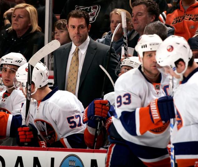 Scott Gordon with the New York Islanders