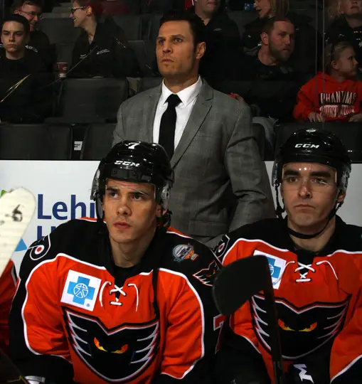 Lehigh Valley Phantoms Assistant Coach Riley Cote