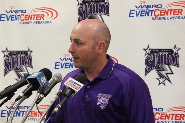 Tri-City Storm Head Coach and General Manager Bill Muckalt