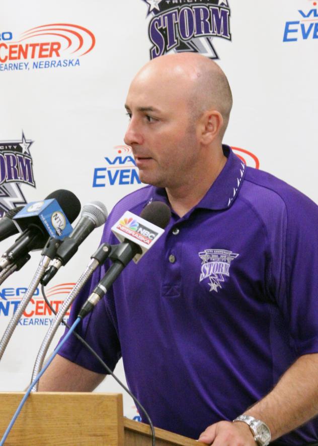 Tri-City Storm Head Coach and General Manager Bill Muckalt