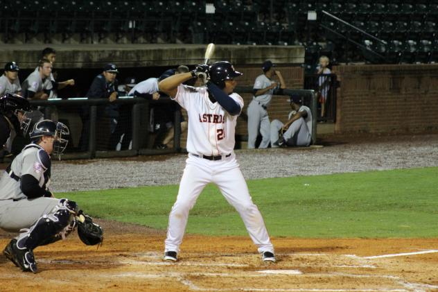 Brauly Mejia of the Greeneville Astros