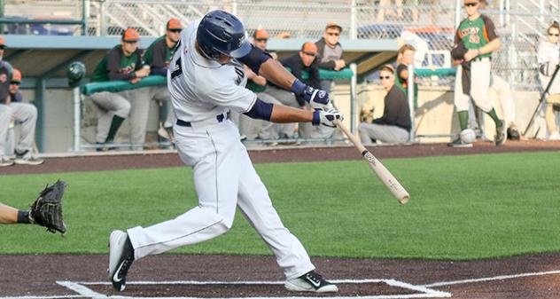 Jean Figueroa of the Duluth Huskies Connects for a Grand Slam