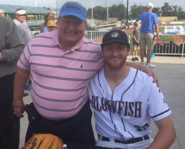 Lexington County Blowfish Pitcher Heath Holder with Fan