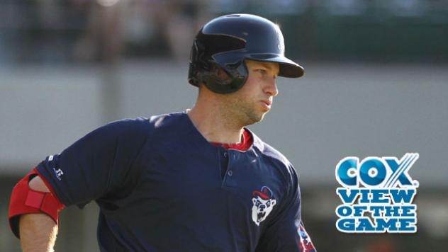 Daniel Nava of the Pawtucket Red Sox