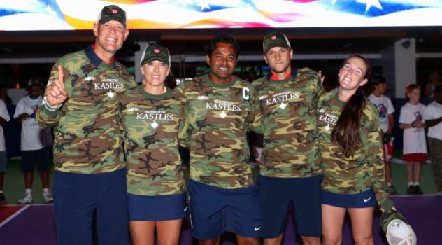 Washington Kastles in Camouflage Warm-ups