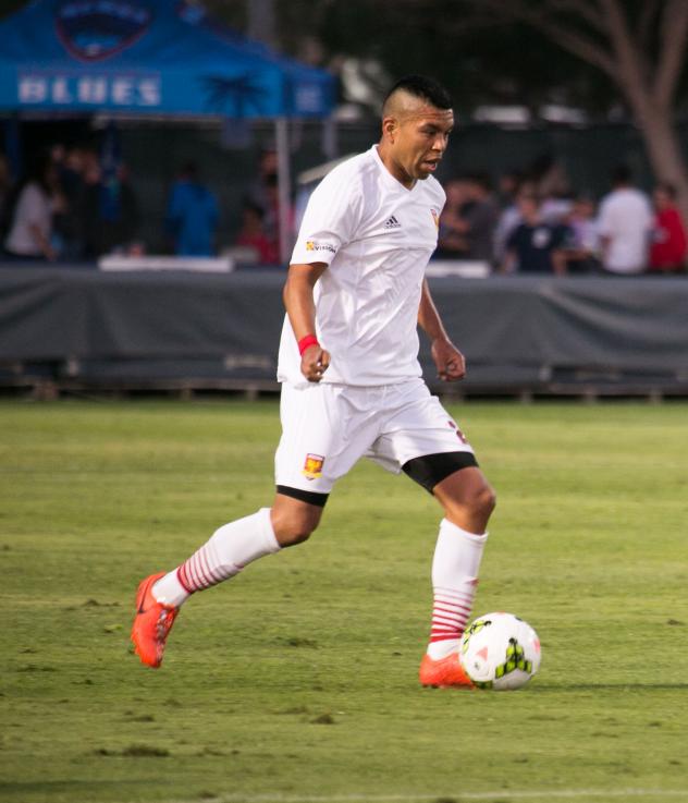 Orange County Blues FC Midfielder Milton Blanco