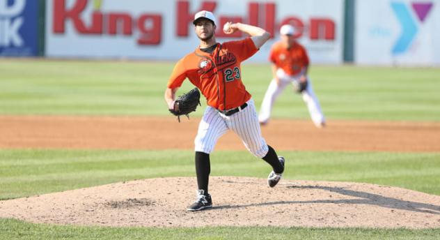 Long Island Ducks Pitcher Darin Downs