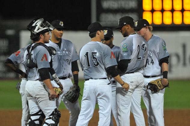 Kane County Cougars Meet on the Mound