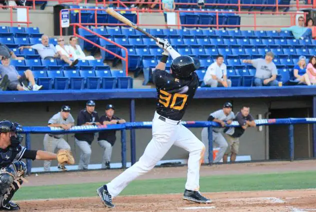 Garrett Cooper of the Brevard County Manatees