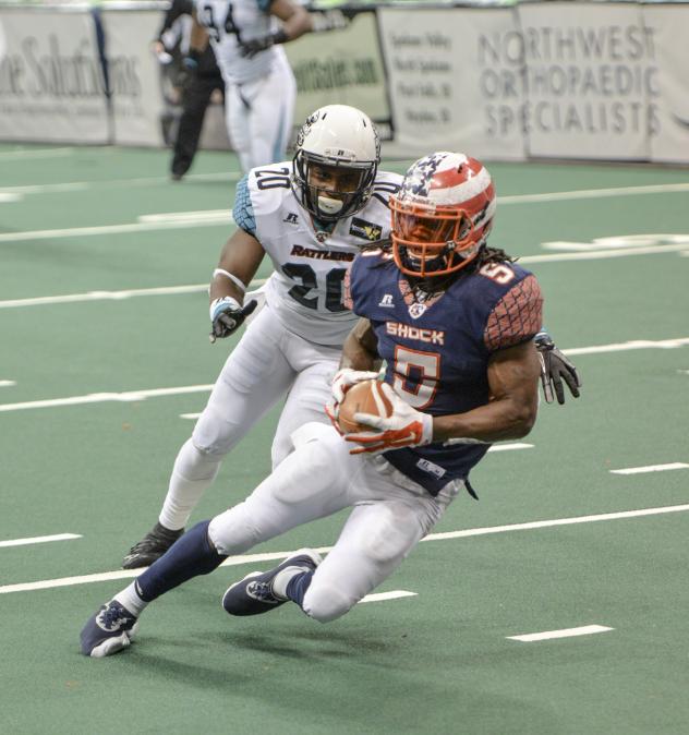 Spokane Shock Wide Receiver Anthony Amos