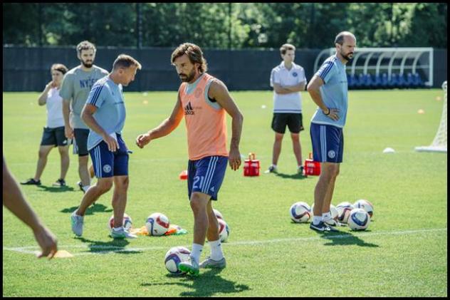 Andrea Pirlo Trains with New York City FC