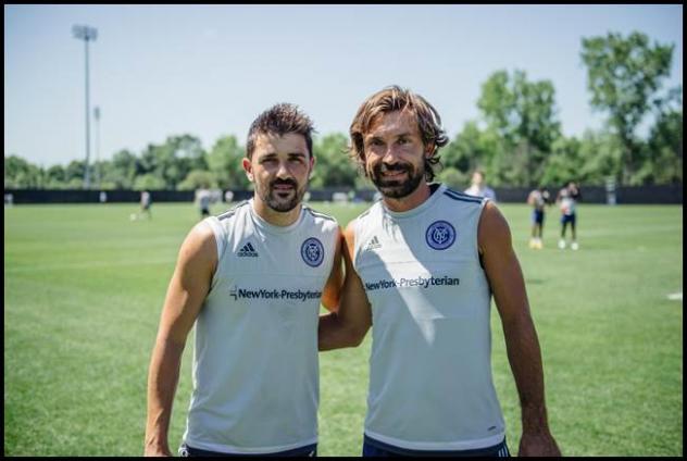 Andrea Pirlo Trains with New York City FC