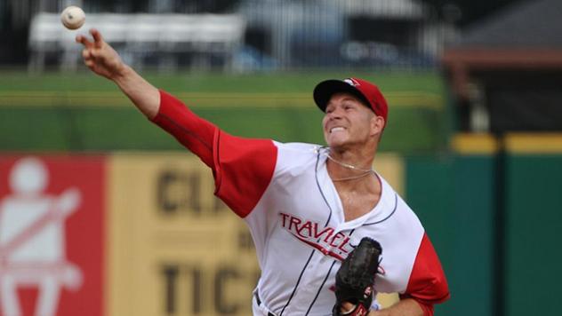 Arkansas Travelers Pitcher Austin Woods