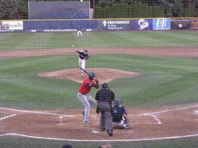 Andre Jackson of the Kelowna Falcons Batting