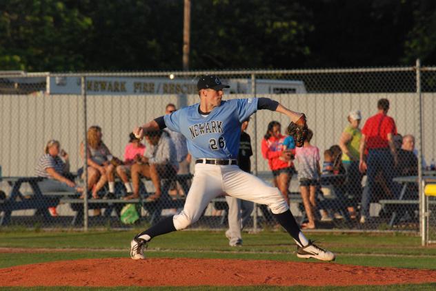 Newark Pilots Pitcher Charlie Sobieraski