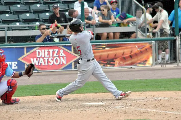Jason Martinson Homers for the Syracuse Chiefs