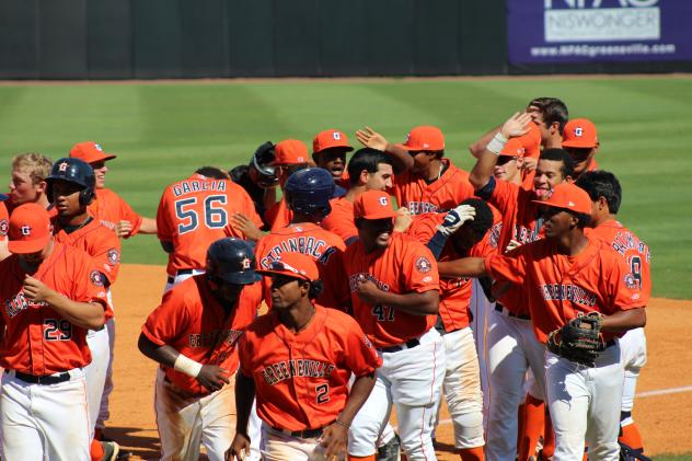 Greeneville Astros Celebrate Walk-Off Win