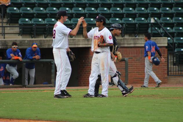 Arturo Michelena and Chris Murphy of the Greeneville Astros