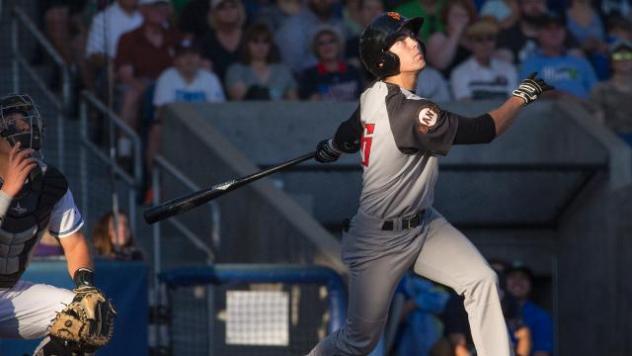 Ronnie Jebavy of the Salem-Keizer Volcanoes