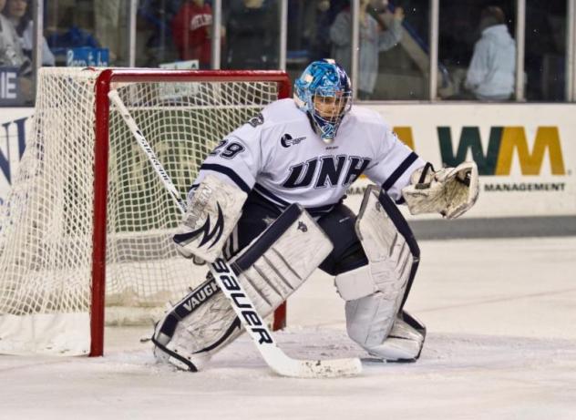 Wheeling Nailers Signee Casey DeSmith with the University of New Hampshire