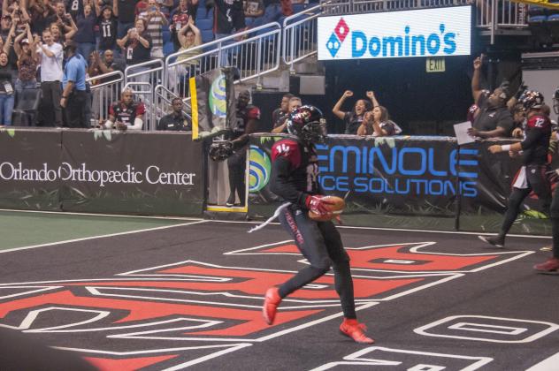 Orlando Predators WR Brandon Thompkins Scores vs. the Jacksonville Sharks