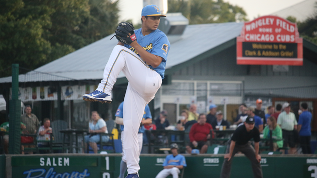 Myrtle Beach Pelicans Pitcher Jonathan Martinez