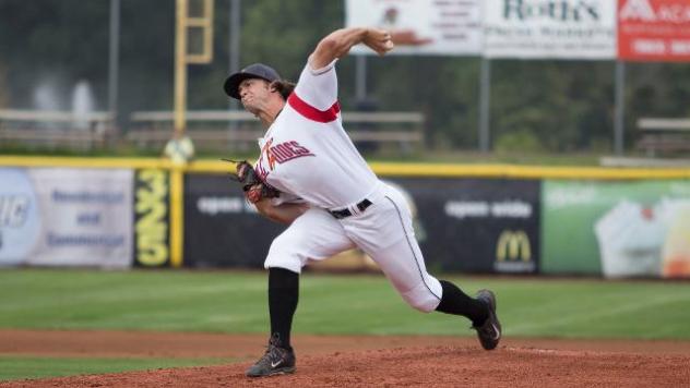 Salem-Keizer Volcanoes Pitcher Drew Leenhouts