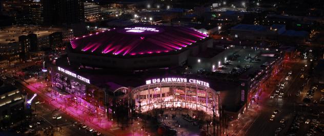 Phoenix Mercury Turn US Airways Center Pink in Honor of 