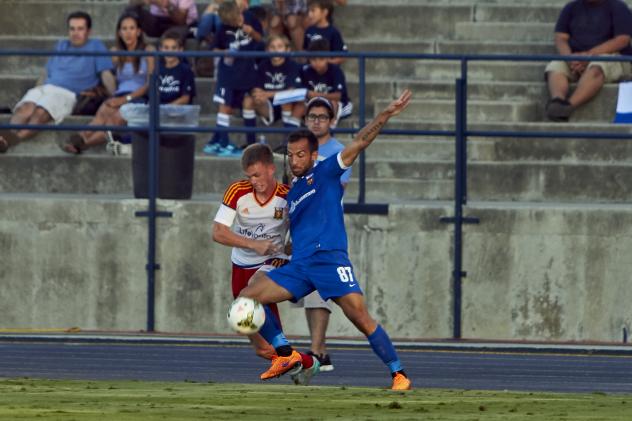 Orange County Blues FC Midfielder Pavle Popara vs. Real Monarchs SLC