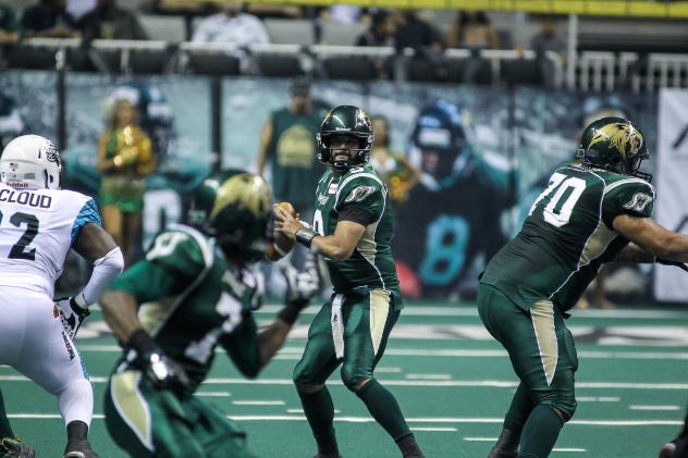 San Jose SaberCats Quarterback Erik Meyer
