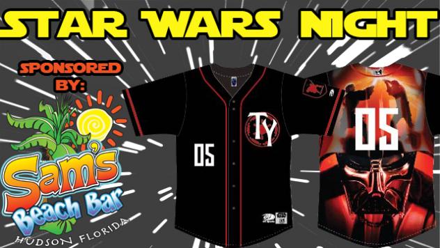 Tampa Yankees Star Wars Jerseys