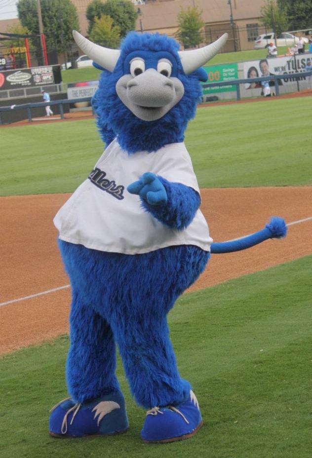 Tulsa Drillers Mascot Hornsby