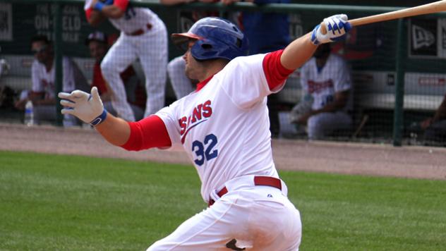 Chris Heisey of the Buffalo Bisons