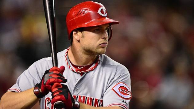 OF Chris Heisey with the Cincinnati Reds