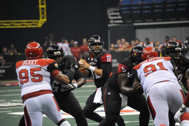 Orlando Predators QB Randy Hippeard vs. the Jacksonville Sharks