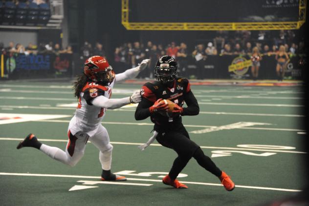 Orlando Predators WR Brandon Thompkins vs. the Jacksonville Sharks