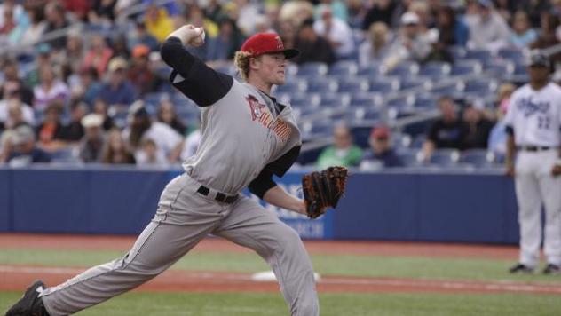 Salem-Keizer Volcanoes Pitcher Logan Webb