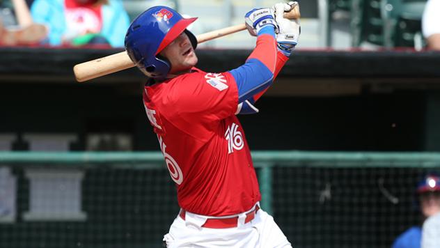 Matt Hague of the Buffalo Bisons