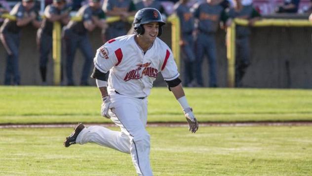 C.J. Hinojosa of the Salem-Keizer Volcanoes
