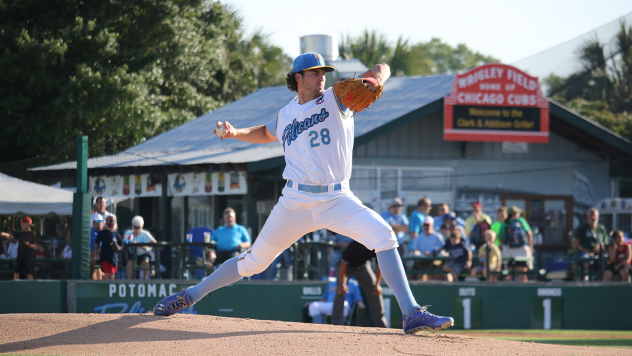 Myrtle Beach Pelicans Pitcher Tyler Sulina